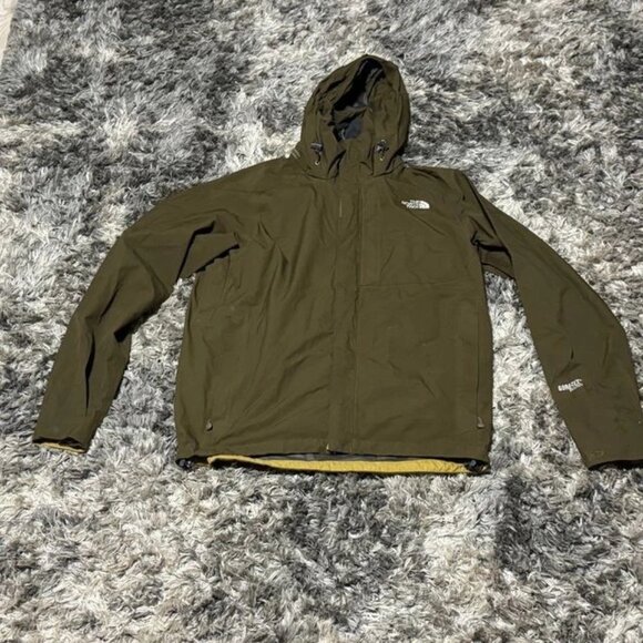Vintage 90s Size M The North Face Mens Green Gore Tex Logo Windbreaker Jacket - Picture 1 of 3